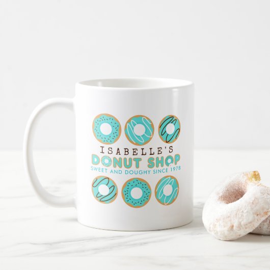 Mug Magasin de beigne bleu (Avec donut)