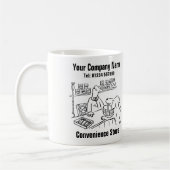 Mug Magasin de proximité dessiné (Gauche)
