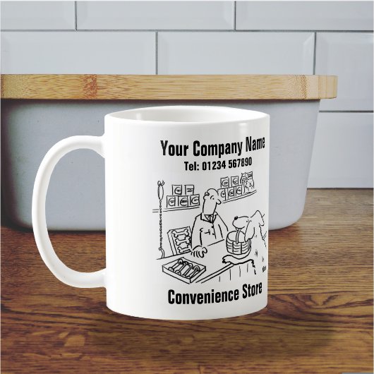 Mug Magasin de proximité dessiné