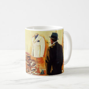 Mug Magasin de vente au détail d'entreprise vintage, h