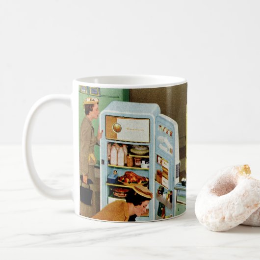 Mug Magasin d'exposition de l'appliance vintage Commer (Avec donut)