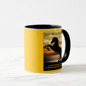 Mug Magazine de fiction rurale Logo cheval avec lever (Devant droit)