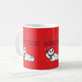 Mug MagChillin' With My Snowmies Cute Snowman Winter (Devant gauche)