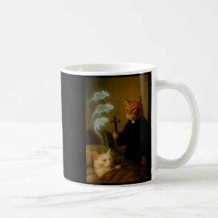 Mug Mage Chat Mème Chat Exorcisme Souris Fantaisie Hum