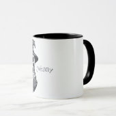Mug Mage squelette éffrayant (Devant droit)