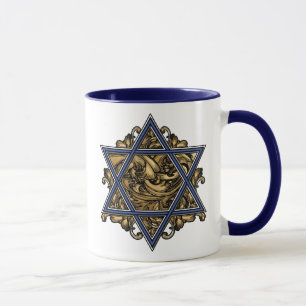 Mug Magen David Gold