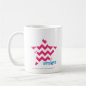 Mug Magenta 2 de zigzag (Gauche)