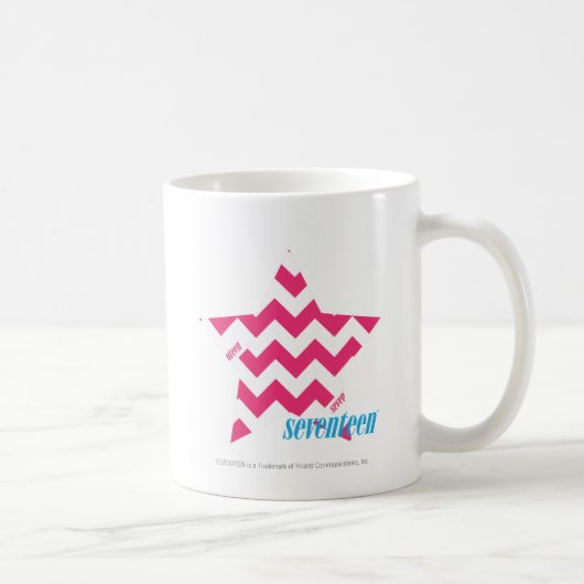 Mug Magenta 2 de zigzag (Droite)