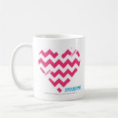 Mug Magenta 3 de zigzag (Gauche)