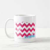 Mug Magenta 4 de zigzag (Gauche)
