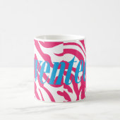 Mug Magenta de zèbre (Centre)