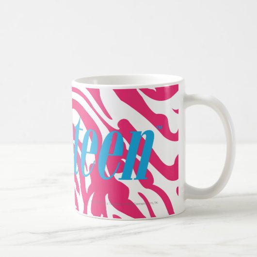 Mug Magenta de zèbre (Droite)