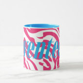 Mug Magenta de zèbre (Centre)