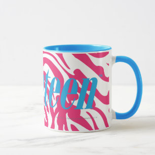 Mug Magenta de zèbre