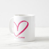 Mug Magenta d'OpenHeart (Devant gauche)