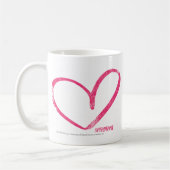 Mug Magenta d'OpenHeart (Gauche)