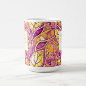 Mug Magenta Gold Noël Joyeux Motif#21 ID1009 (Centre)