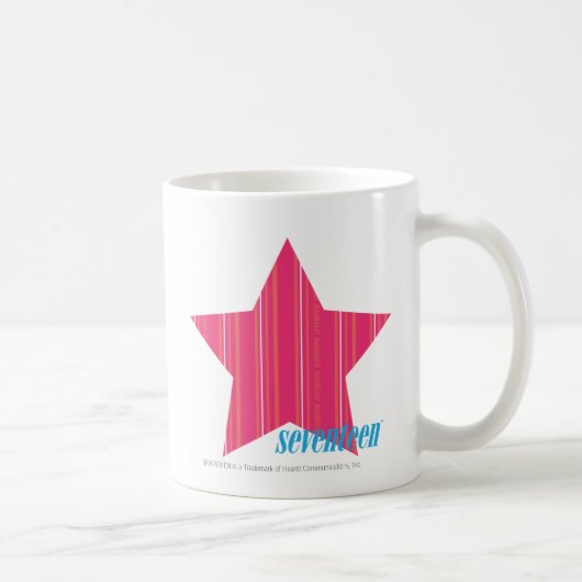Mug Magenta mince 3 de rayures (Droite)