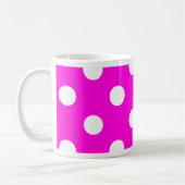Mug Magenta pois #FF00DC (Gauche)