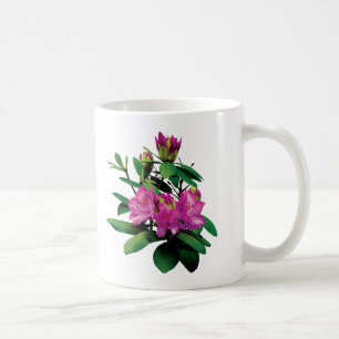 Mug Magenta Rhododendronsavec les bourgeons