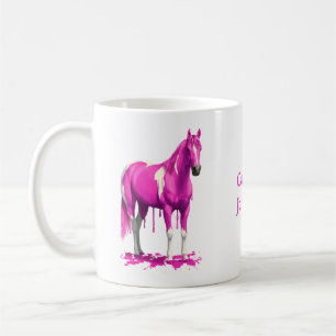 Mug Magenta Rose Driving Wet Paint Horse