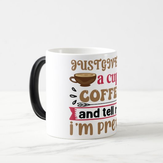Mug Magic Funny Office Coffee Quotes (Devant gauche)