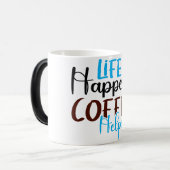 Mug Magic Funny Office Coffee Quotes Magische Mok (Voorkant links)