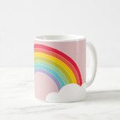 Mug Magic Rainbow Nom personnel et couleur (Devant droit)
