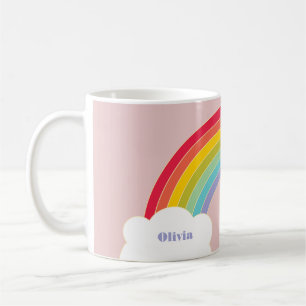 Mug Magic Rainbow Nom personnel et couleur