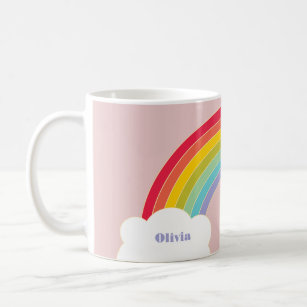 Mug Magic Rainbow Nom personnel et couleur