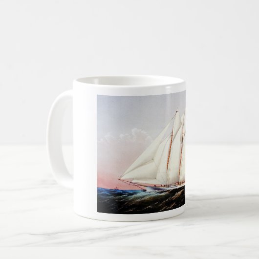 Mug Magic, yacht de goélette (Devant gauche)