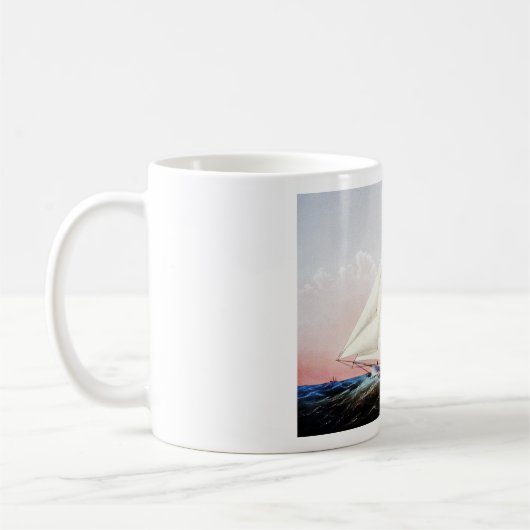 Mug Magic, yacht de goélette (Gauche)