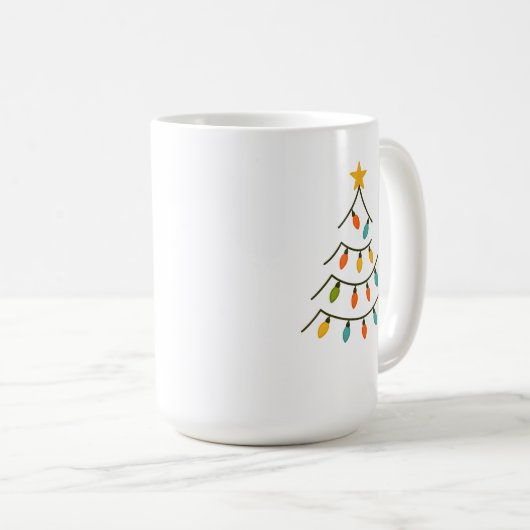 Mug Magical Christmas Light Tree Glow (Devant droit)