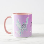 Mug Magical color start white unicorn (Gauche)