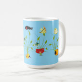 Mug Magical Fish and Plants Ocean Coffee Cup (Devant droit)