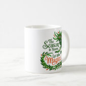 Mug Magical Forest Queen Cozy Christmas Drinkware gift (Devant droit)