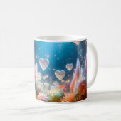 Mug Magical Glowing Flowers Heart Garden  (Devant droit)