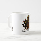 Mug Magical Paws - Chat Noir Ziggy Personnalisé  (Devant gauche)