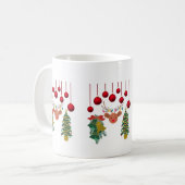 Mug Magical Reindeer Bells and Christmas Tree Design  (Devant gauche)