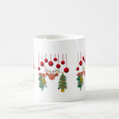 Mug Magical Reindeer Bells and Christmas Tree Design  (Centre)