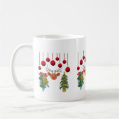 Mug Magical Reindeer Bells and Christmas Tree Design  (Gauche)
