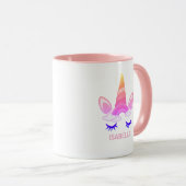 Mug Magical Unicorn Personalized Name (Devant droit)