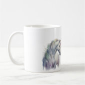 Mug Magical White Gold Horn Unicorn  (Gauche)