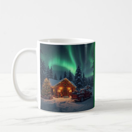 Mug Magical Winter Cabin Christmas (Gauche)