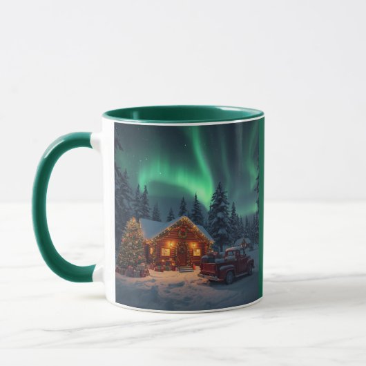 Mug Magical Winter Cabin Christmas (Gauche)