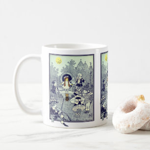 Mug Magicien d'Oz vintage, Dorothy rencontre les Munch