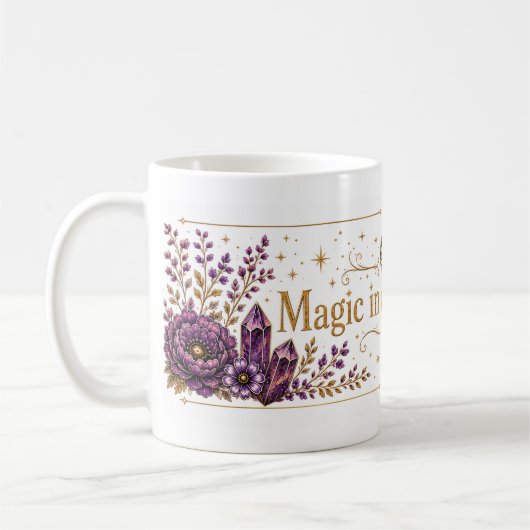Mug Magie dans le Quotidien (Blanc) (Gauche)