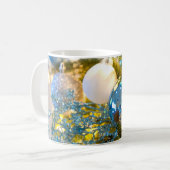 Mug Magie de Noël Bleu et Or (Devant gauche)