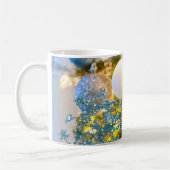 Mug Magie de Noël Bleu et Or (Gauche)