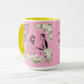 Mug Magie de vœu sans fin rose (Devant gauche)